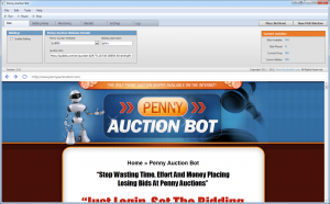 Penny Auction Bot Screenshot